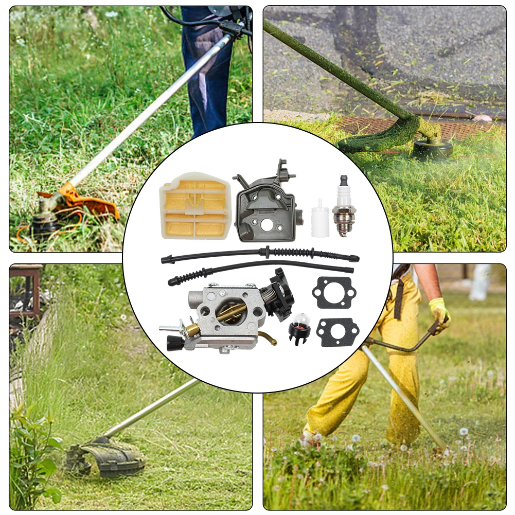 

Комплект карбюратора бензопилы C1M-EL37B для моделей HUS445/HUS450, полные запасные части двигателя для садовых и лесных инструментов