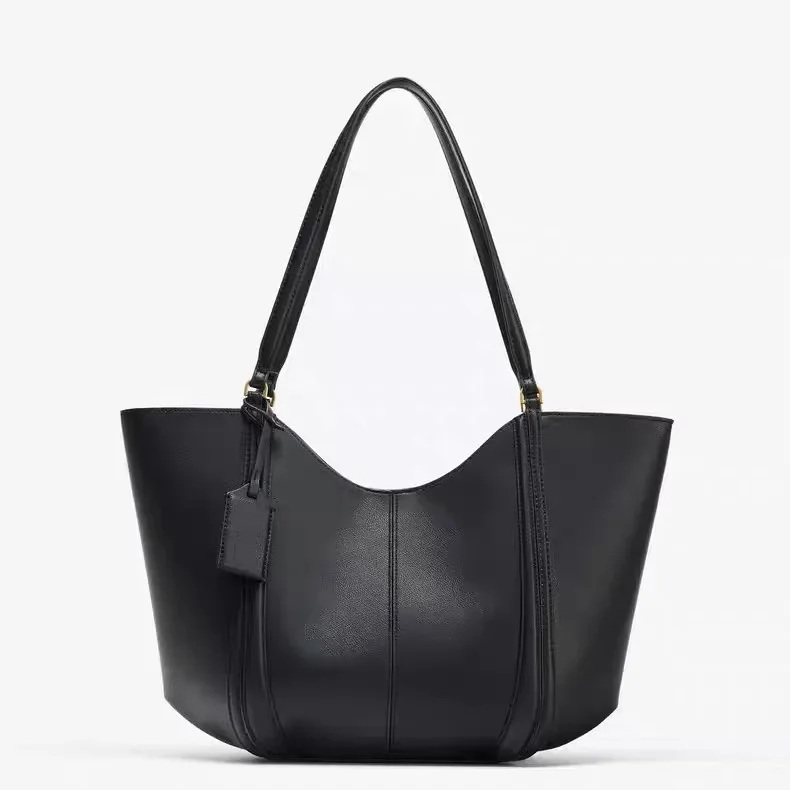 

Brand Designer big Pu Leather Shoulder Bags Top Handle Handbags Crossbody Bag with Removable Interior Zip Pouch for Commuter