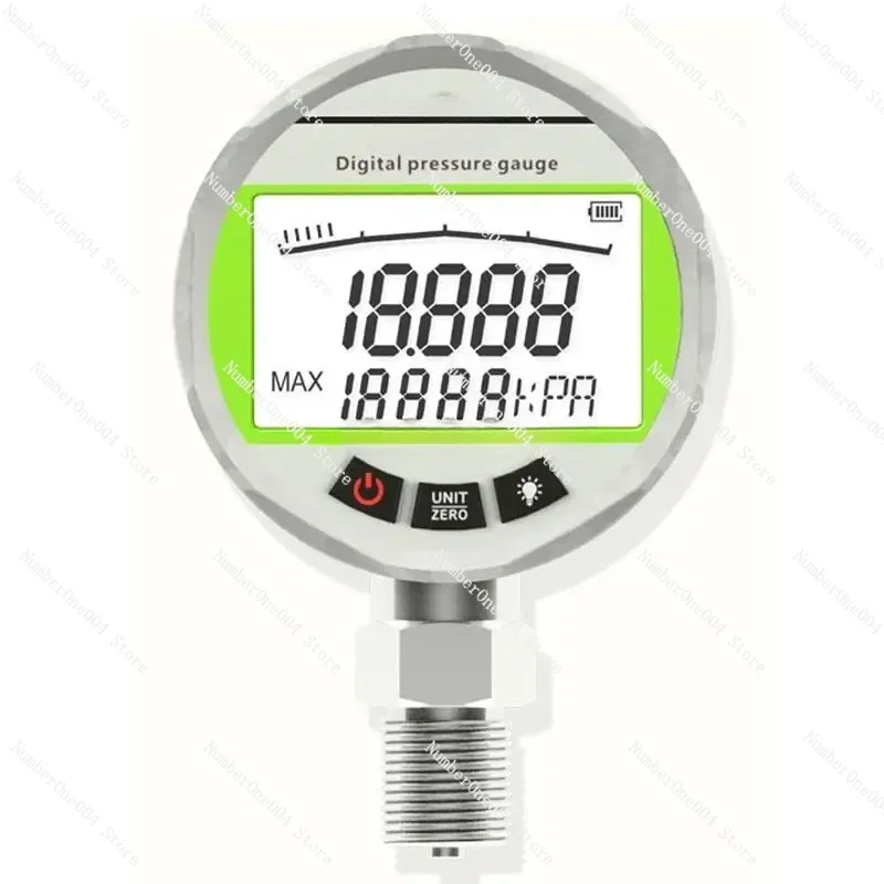 Digital Display Pressure Gauge Stainless Steel Intelligent Precision Vacuum Water Hydraulic Gas Shock-resistant Manometer