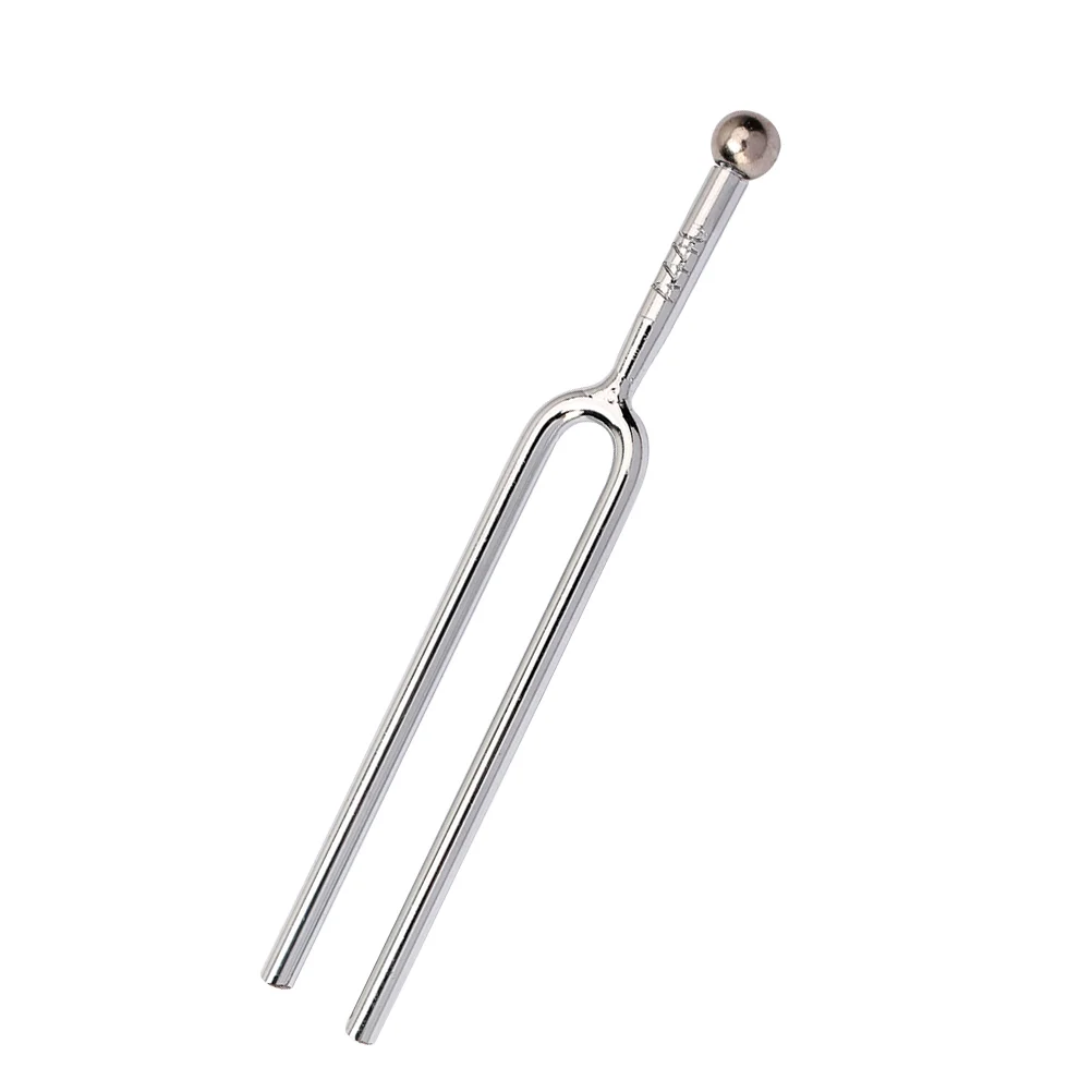 440Hz A Tone Tuning Fork Tuner Tunning Musical Instrument For Violin Guitar R41 (Silver) 440Hz Tuning Fork