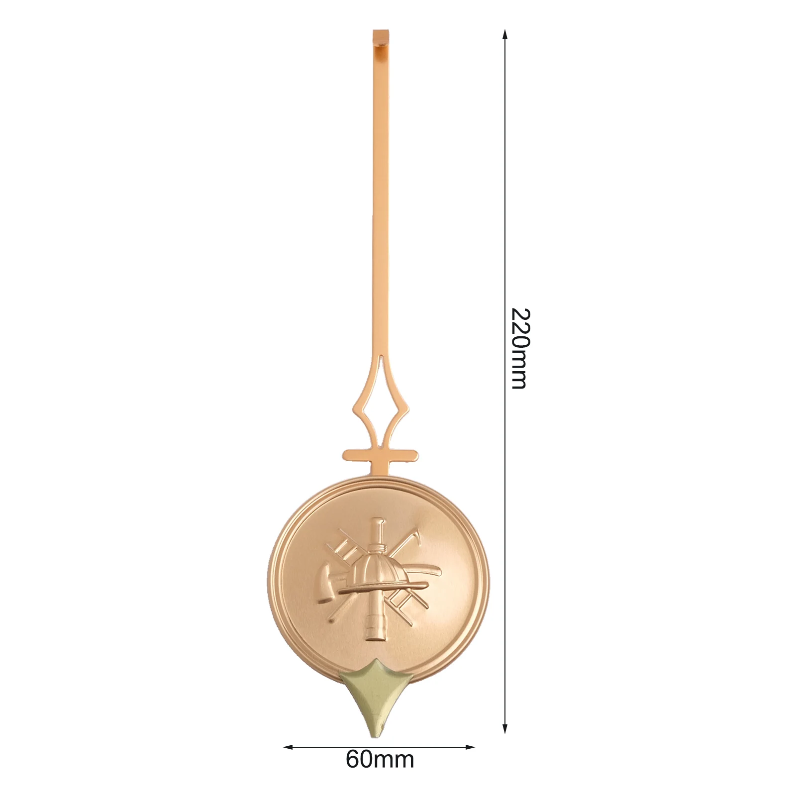 Replacement Pendulum Component for Wall Clocks with Metal Construction Designed for DIY Enthusiasts and Repair Needs