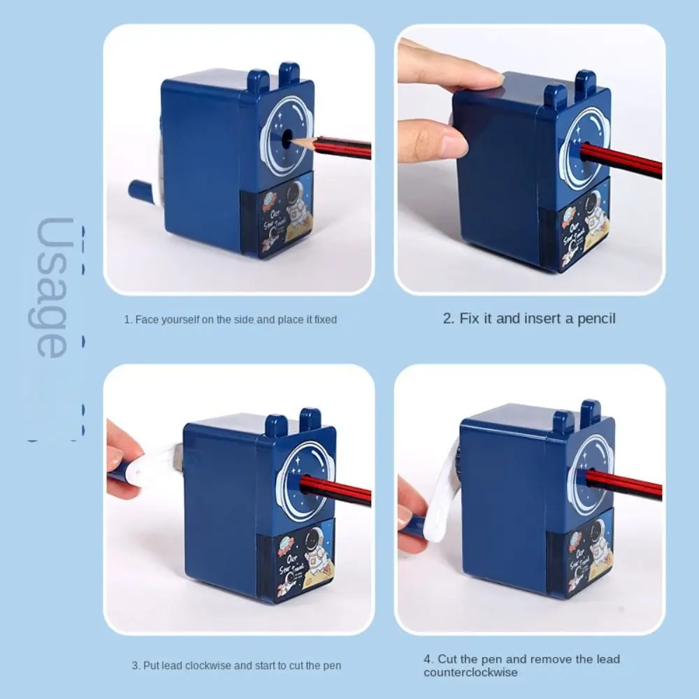 

Student Stationery Cartoon Pencil Sharpener Pencil Tool Cartoon Pencil Sharpening Stationery Single Hole Manual Pencil Sharpener