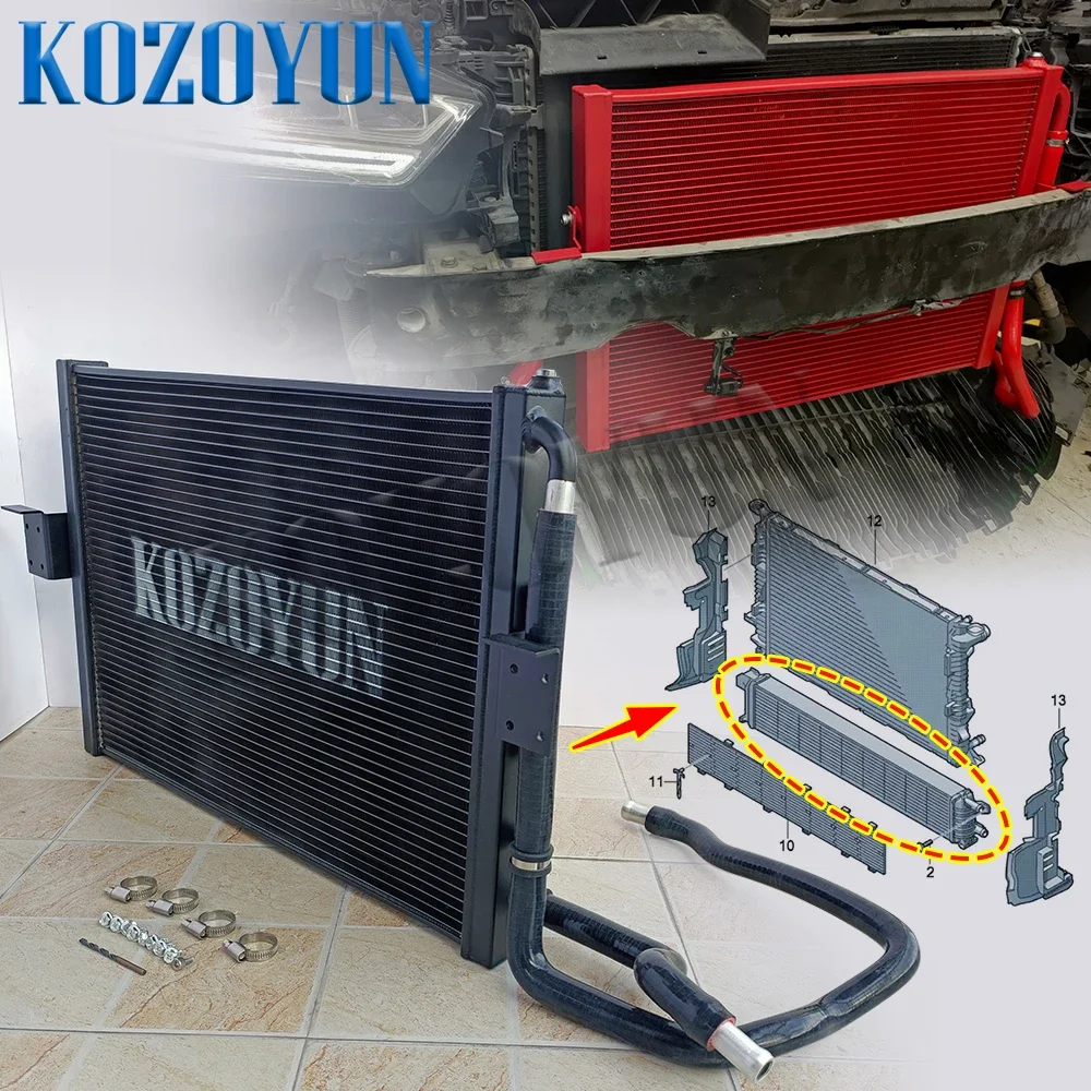 Теплообменник интеркулера для EA837 EA824 Audi A6 S6 A7 S7 Quattro C7 3.0T 4.0T