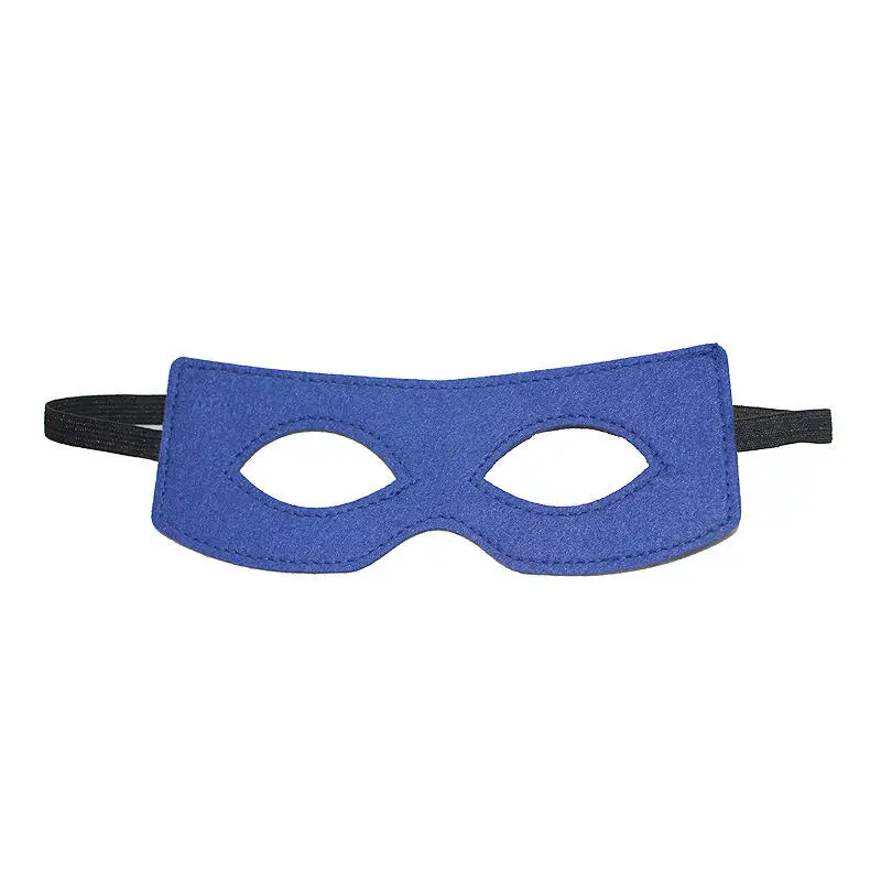 Multicolor Felt หน้ากาก Eye หน้ากากครึ่งหน้ากากผู้ใหญ่เด็ก COSPLAY Props กับริบบิ้นยืดหยุ่นสําหรับชายหญิงฮาโลวีน Masquerade PARTY