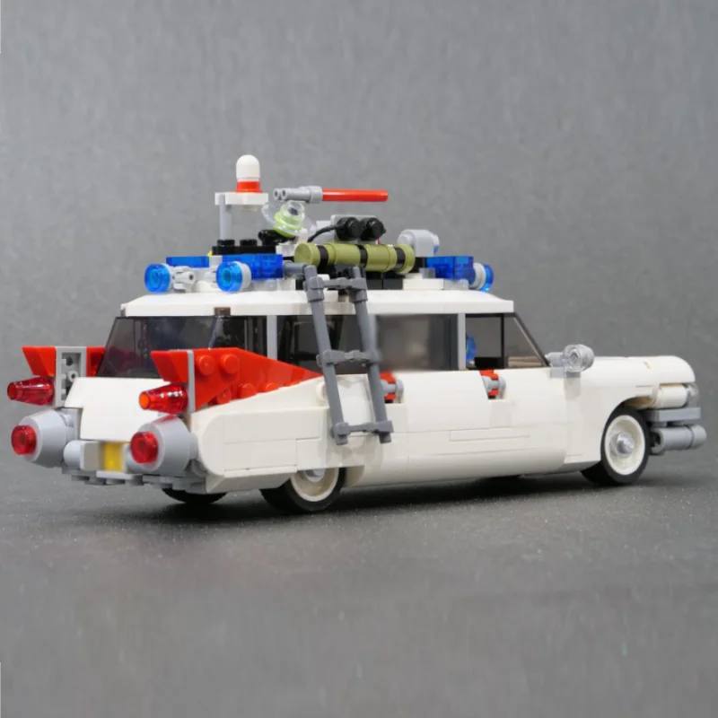 Ghostbustered Ecto-1-1959 Miller-Meteors Building Block Set Creative Racing Cars Movie Cars Model Toys for Kids Gifts MOC-168757