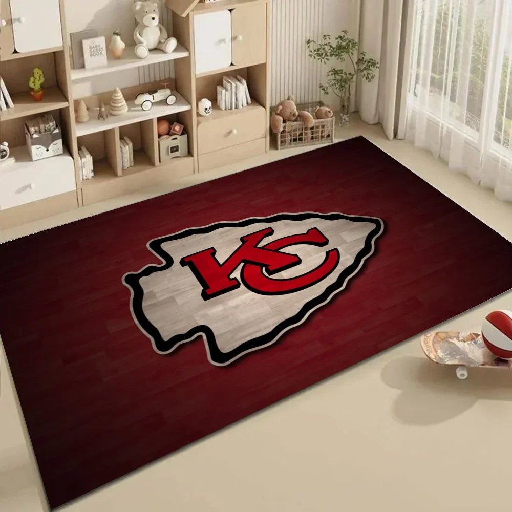 1pc Kansas City Chiefs Bathroom Absorbent Mats Anti-Slip Mats Home Decor Supplies Carpets Home Kitchen Floor Mats