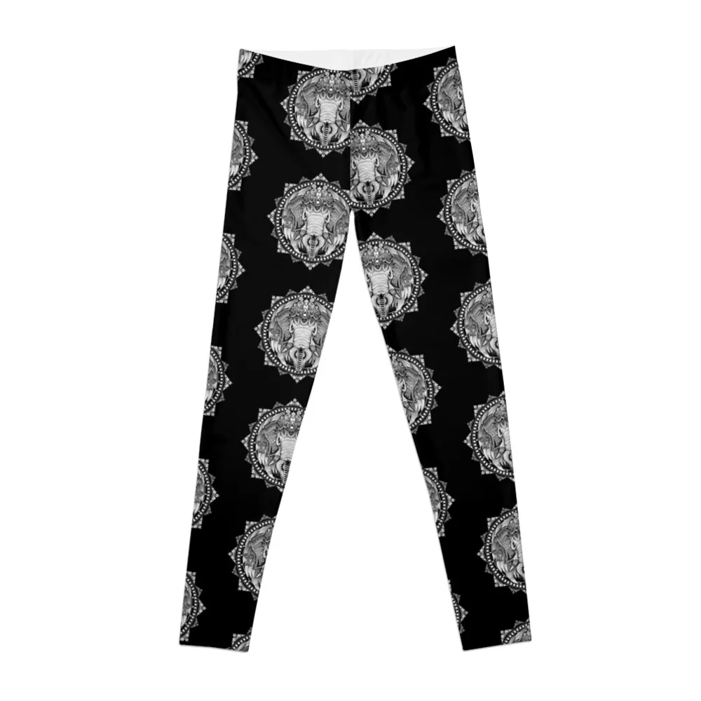 

Elephant Medallion Leggings Training pants Women's fitness legging pants raises butt Womens Leggings