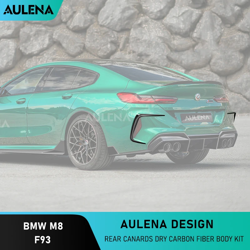 

Aulena Dry Carbon Body Kit Rear Canards Full Dry Carbon High Performance For BMW M8 F91 F92 F93