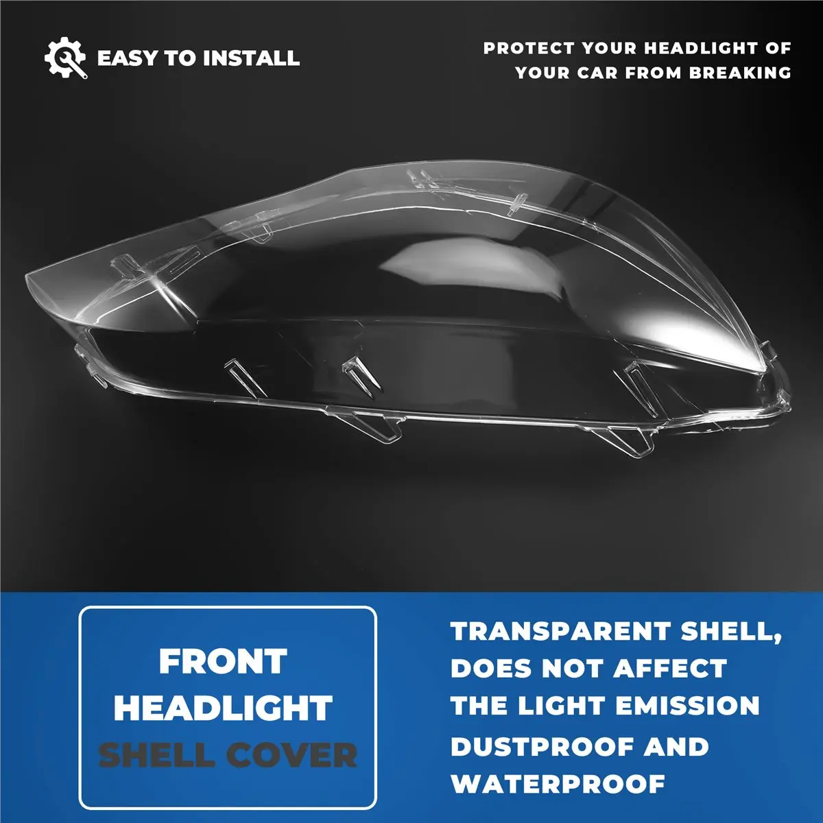 update. 63117271372 Right Car Front Headlight Sheel Cover Headlamps Shell for BMW X6 E71 2008-2014 Right