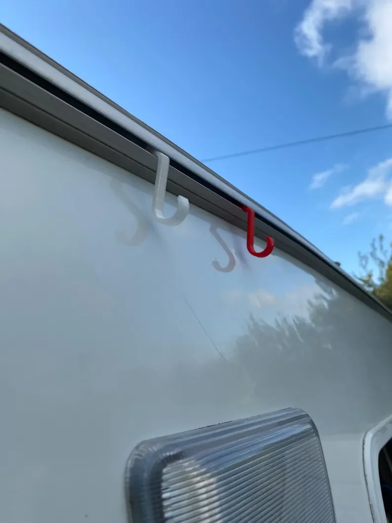 10pcs Camping Awning Hook Clips Multi-Use Caravan Camper String Light Rope Clamp Tent Hooks Traveling Tent Clip Light Hanger