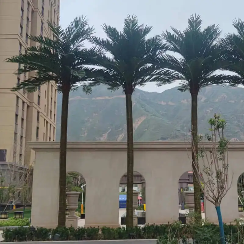 10m Fake Large Plants Customized Outdoor Landscape High Simulation Big Artificial Coconut Palm Trees Outdoor