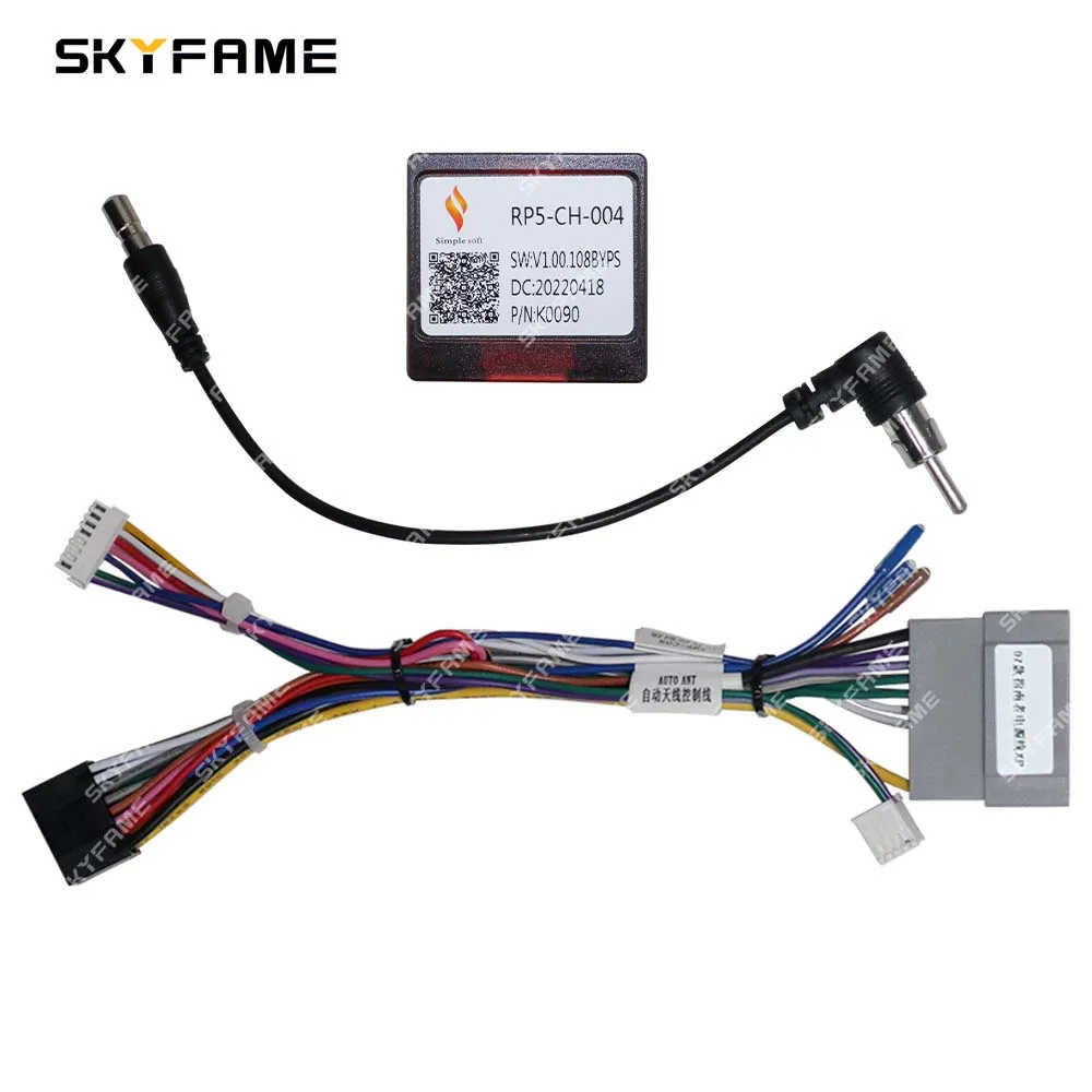 محول كابل طاقة من SKYFAME-Car ، جهاز فك ترميز صندوق Canbus ، مناسب لبوصلة جيب باتريوت ، warnler 300C ،