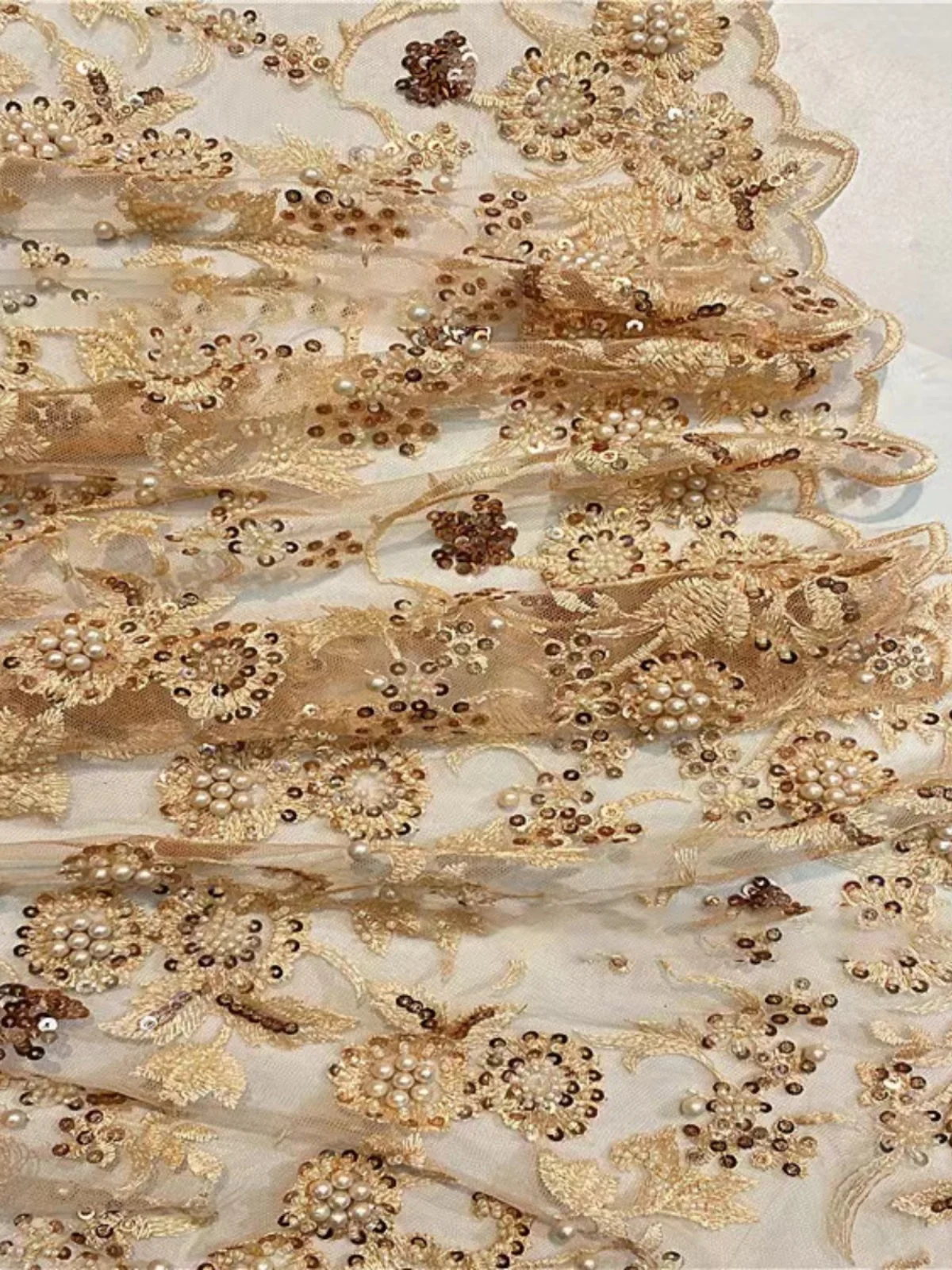 heavyweight-embroidered-flower-mesh-fabric-bead-bubble-high-end-customized-costume-material-for-clothing-making