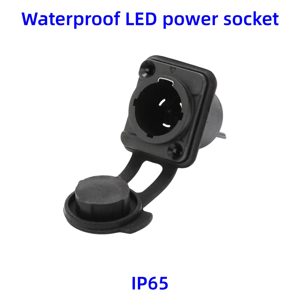 LED Outdoor Waterproof Powercon Connector 20A 250V 3P NAC3FCA NAC3MPA-1  Power Male plug + power Female Chassis Socket Connector