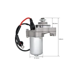 ATV 19575 Starter Motor Replacement for Tao Tao 125cc 110cc 50cc Coolster Motor Coolster Four 4 Wheeler Chinese Pit Dirt Bike 4