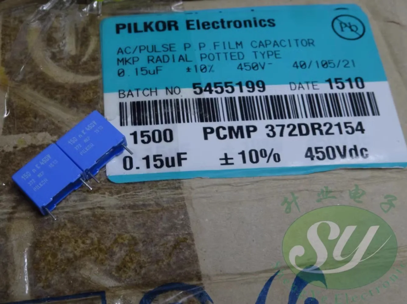 

20PCS MKP372 0.15uf/450v 150nf u15 154 New film capacitor 10MM