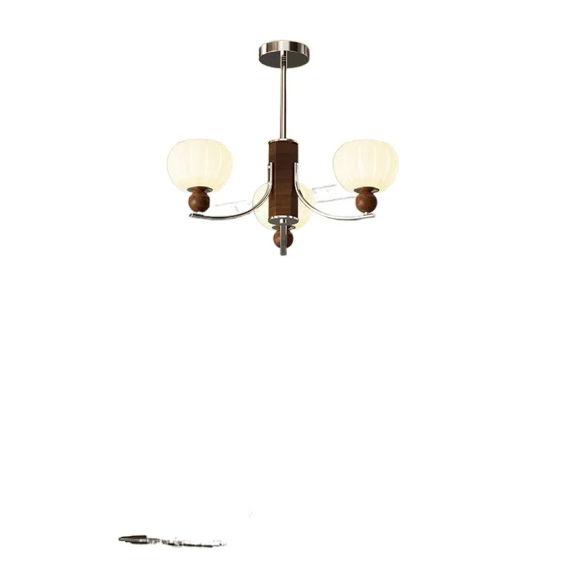 

American, retro, living room, chandelier, medieval, Nordic, dining room, walnut