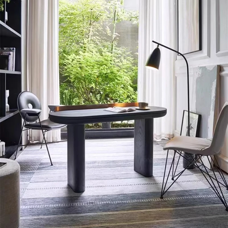 

Минималистичные офисные столы в стиле дзен, дизайнерские офисные столы в скандинавском стиле, офисная мебель нестандартной формы, Scrivanie Per Ufficio ZY40BGZ