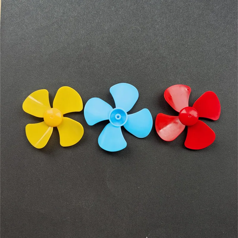 3pcs 60mm Micro 130 Motor Fan Blade SMAll Propeller Props For DIY Power Boat Fan Model