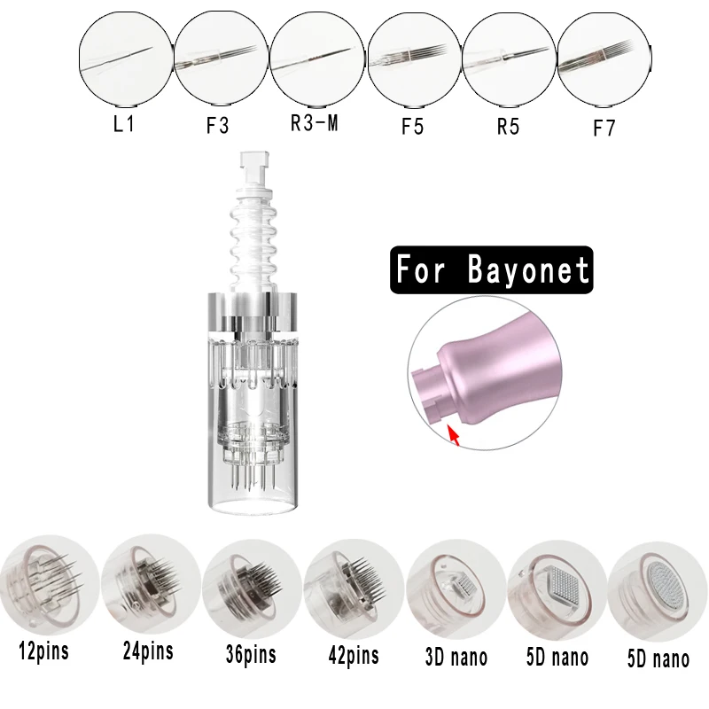 100/50/10 шт. Dr.Pen M7 M5 N2 E30 игольчатый картридж для Drpen A10 A6 A1 Derma Pen Needles PMU 1/3/5/7/9/12/24/36/42 Pin Nano MTS