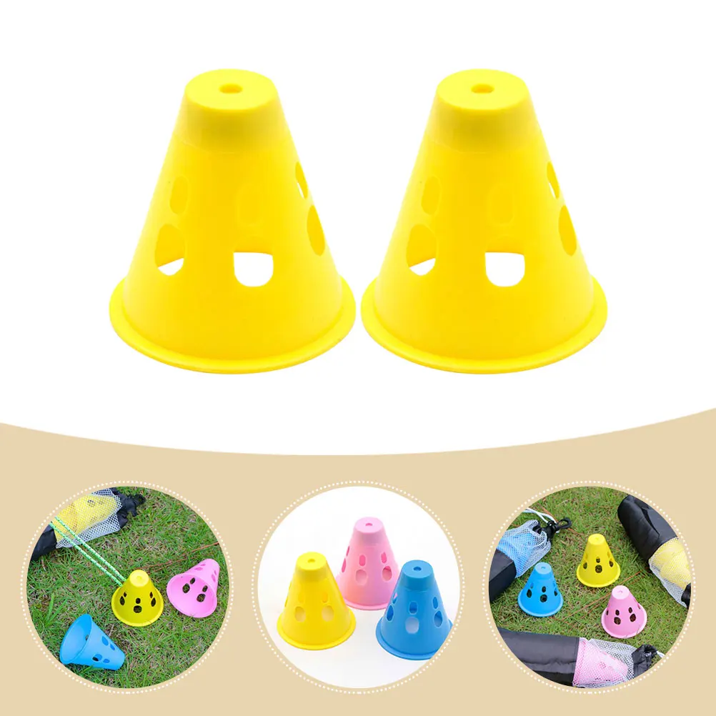 

2pcs Tent Warning Caps Portable Lightweight Camping Nail Cover Safety Protector Outdoor Camping Supplies Durable Pe Mini
