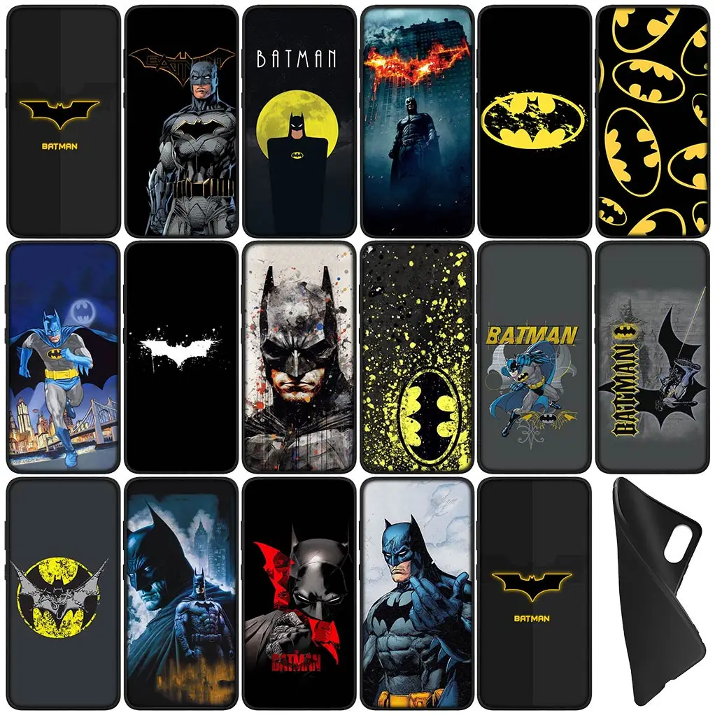 Bruces Wayne Batmans DC Movie Bats Man Phone Cover for Samsung Galaxy S24 S23 Fe Ultra Plus A05 A55 A35 A24 A25 A15 M55 Case