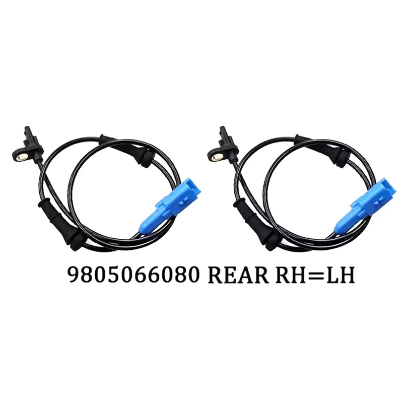 8 Uds para Citroen C3 Aircross II III C4 Cactus 2008 I 301 Sensor de velocidad de rueda delantera trasera ABS 9805066080 9810846080