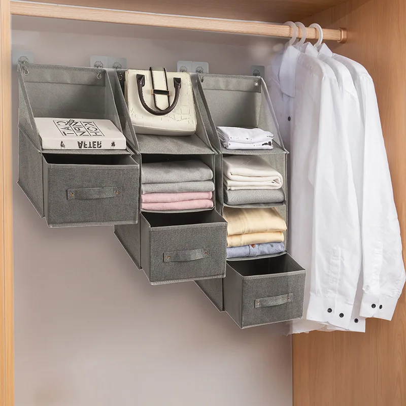 منظم خزانة الملابس، حقيبة تخزين قابلة للحمل، درج داخلي، نوع الملابس، منظم الملابس، أرفف تخزين قابلة للطي، جهاز الخزانة
