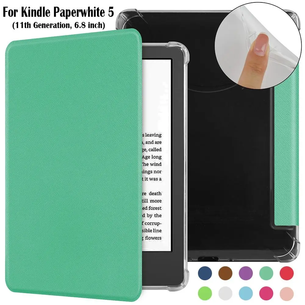 

Auto Wake/Sleep e-Reader Case Shockproof Wear Resistant Protective Cover for Kindle Paperwhite 5 (11th Generation) 6.8 inch 2021