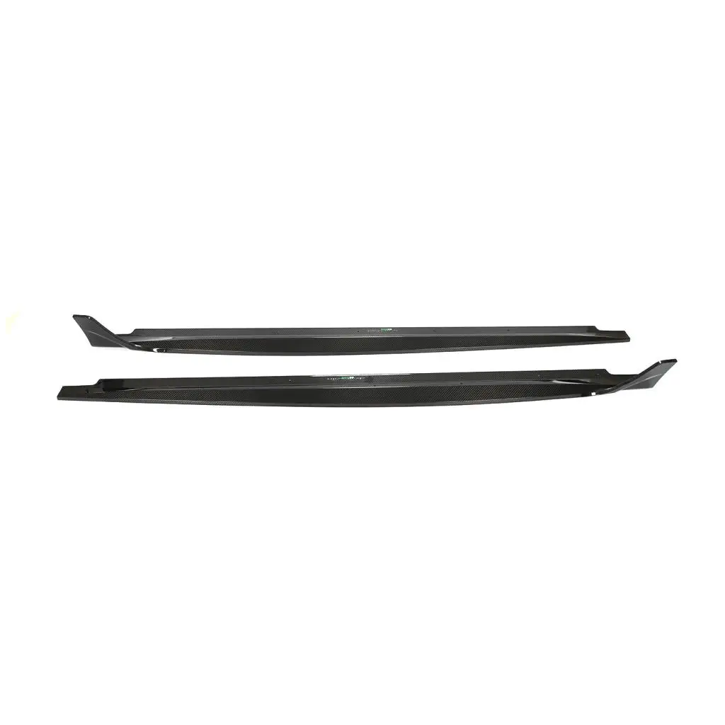 Pre-preg Dry Carbon Fiber Side Skirts Extensions for A5 S-LINE S5 2-Door 4-Door 2020-2021