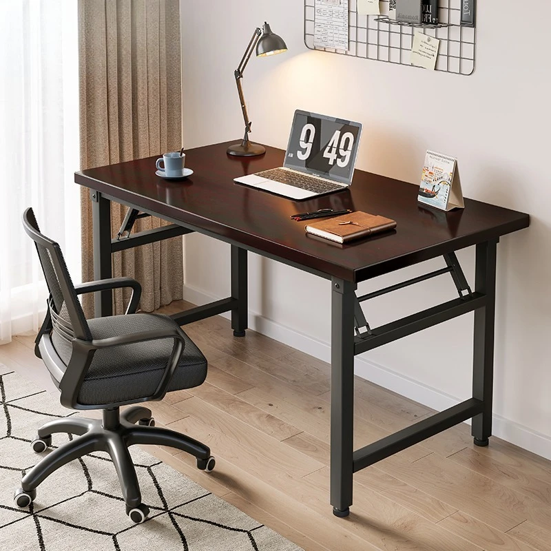

Foldable computer desktop bedroom office study small apartment desk simple rectangle