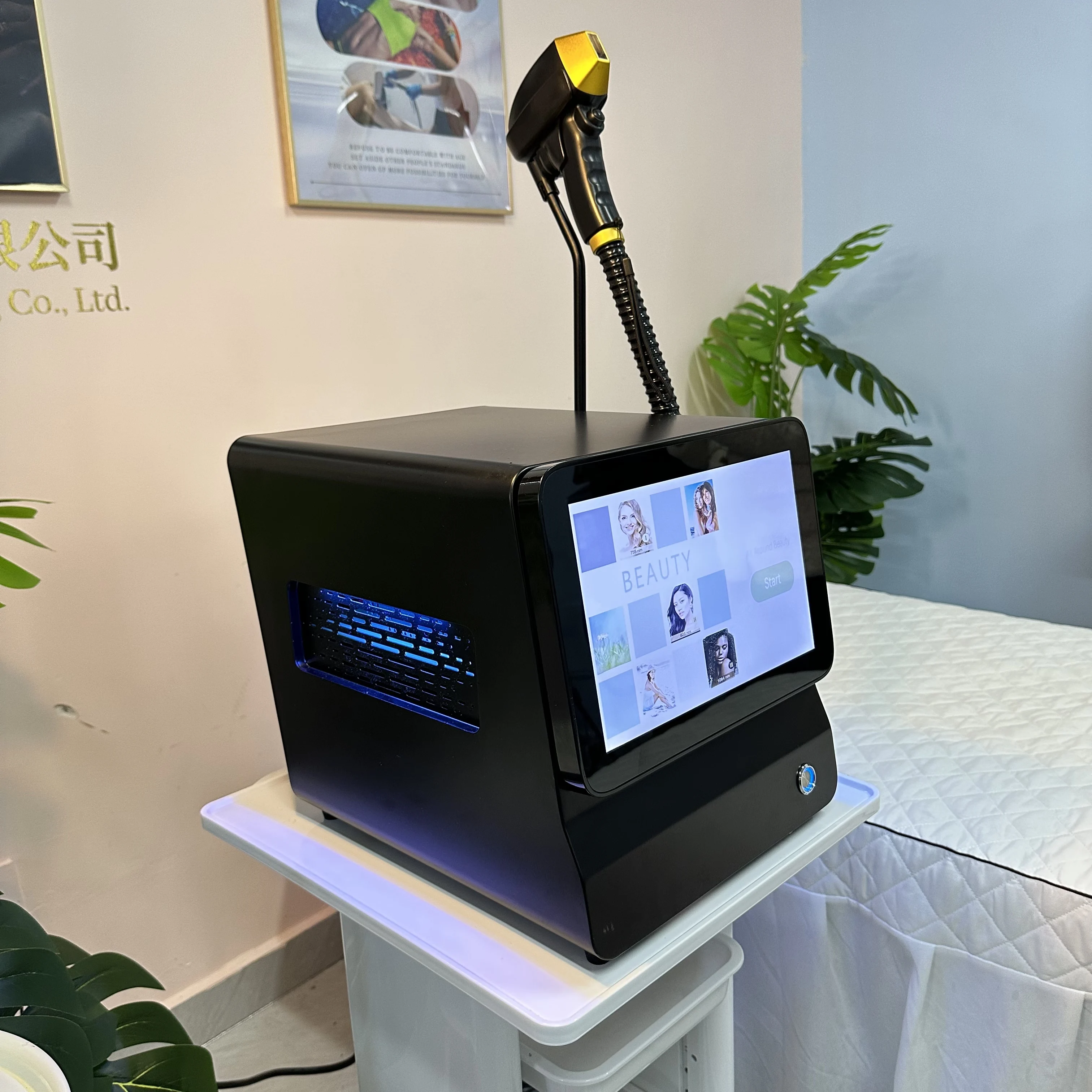 سعر المصنع 3000 واط ليزر الجليد البلاتين الثلاثي الطول الموجي 755 808 1064 آلة إزالة الشعر الفعالة بالليزر ديود الجليد #2