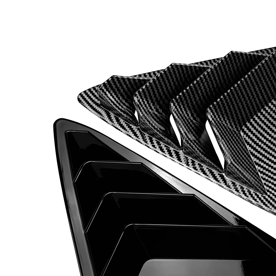 Rear Side Window Louver Shutter Trim Cover For Ford Fiesta MK8 2018+ Triangle Window Shade Spoiler Bodykits Auto Accessories