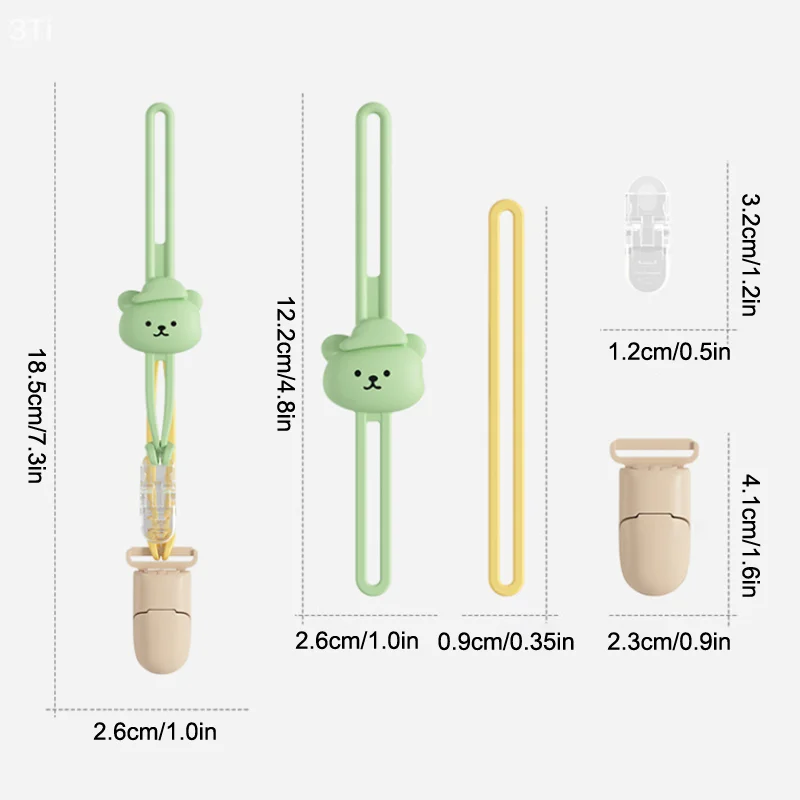 Travel Silicone Cartoon Hat Clip Outdoor Backpack Luggage Storage Bag Leather Hat Clip Straw Hat Clip Hat Accessories