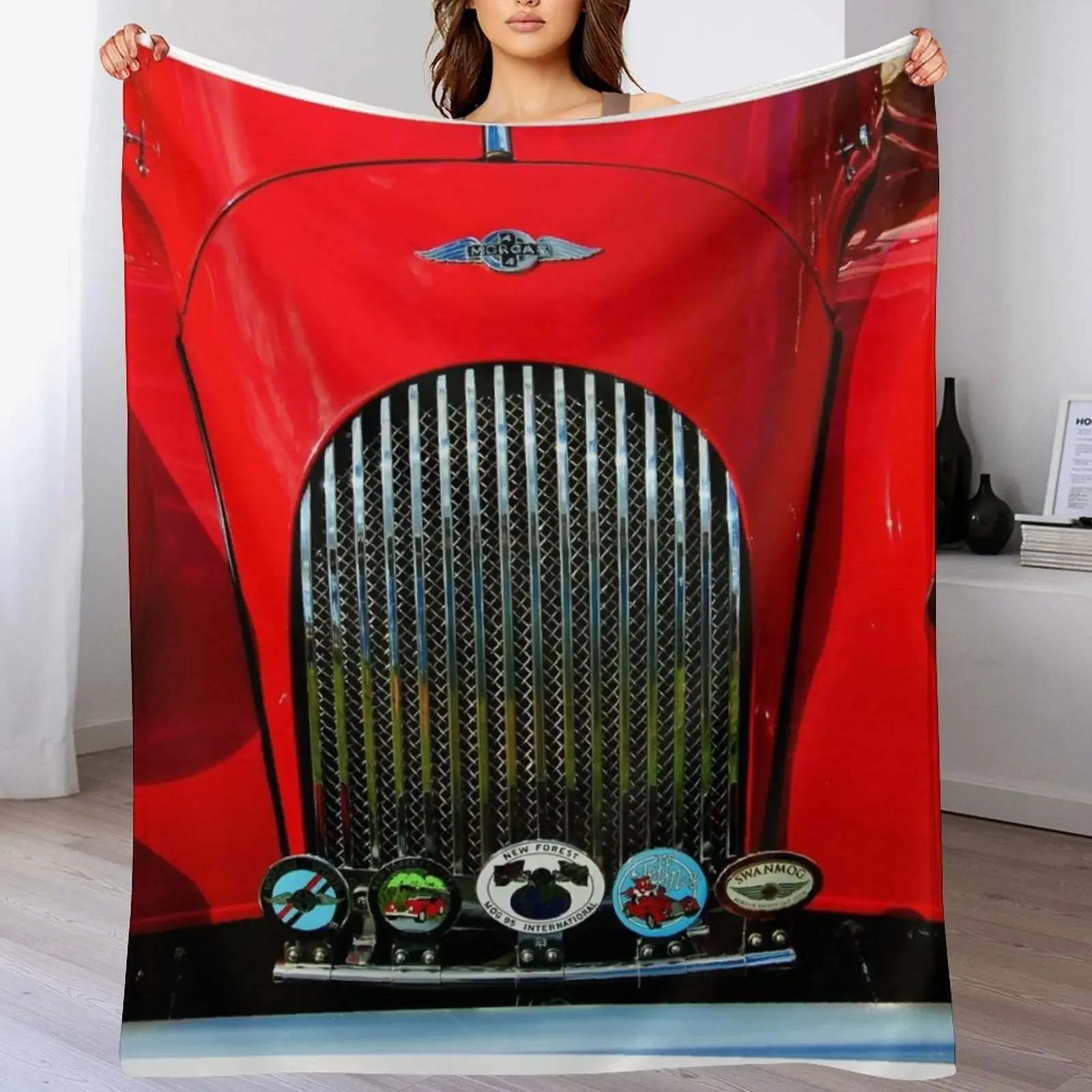 Morgan Classic Sports Motor Car Throw Blanket wednesday cosplay anime Blankets