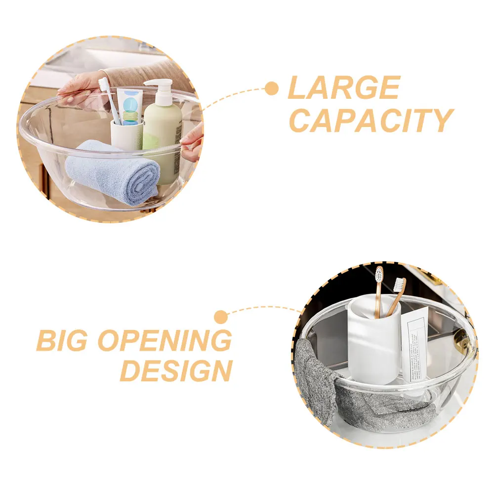 

Sturdy Plastic Wash Basin Multi-Functional Large Capacity Face Cleansing Foot Soaking Basin For Home Salon Use Bathroom Kitchen