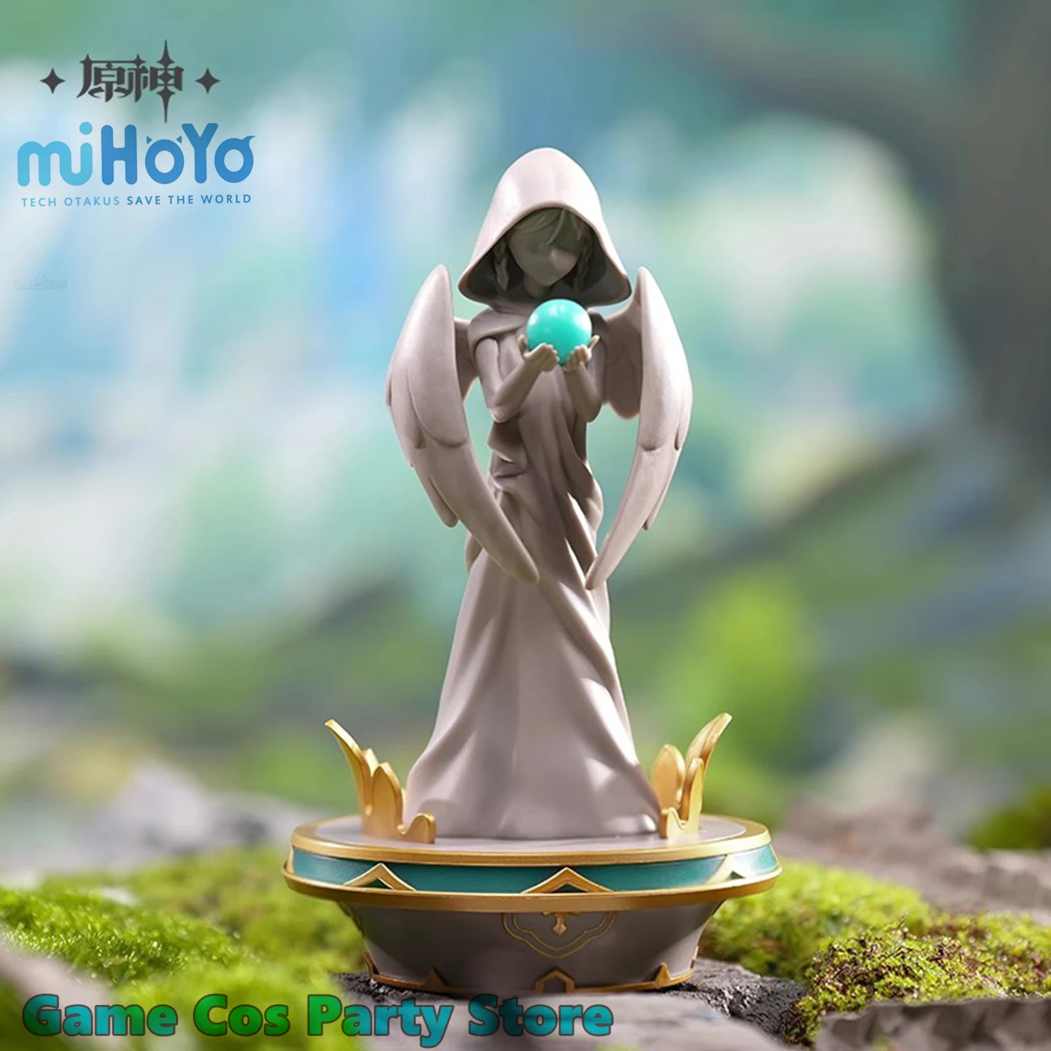 

[Genuine] Genshin Impact Mondstadt Statue of The Seven-Winds Luminescent Models Anime Game Cosplay Prop Ornaments Kids Xmas Gift