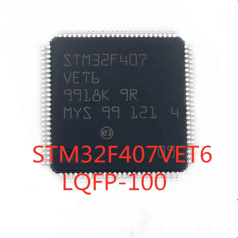 1PCS/LOT 100% Quality  STM32F407VET6 STM32F407 LQFP-100 SMD chip microcontroller 32-bit 512K flash memory In Stock New Original