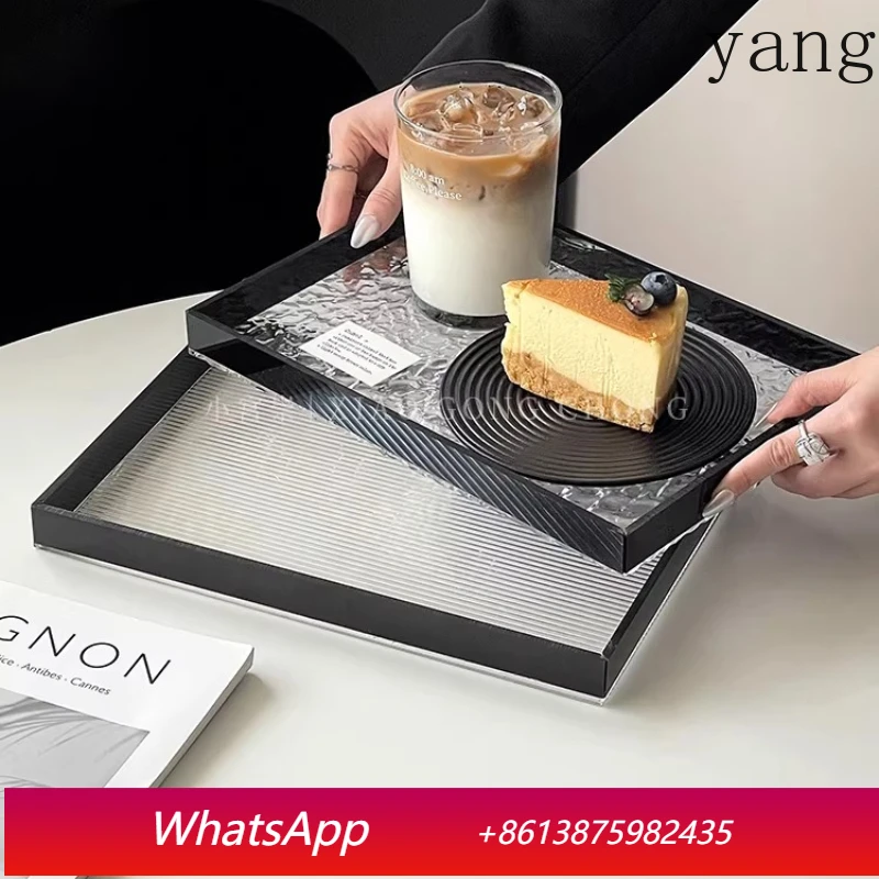 

LMM rectangular dining tray dessert cake tray high-end jewelry aromatherapy ornament