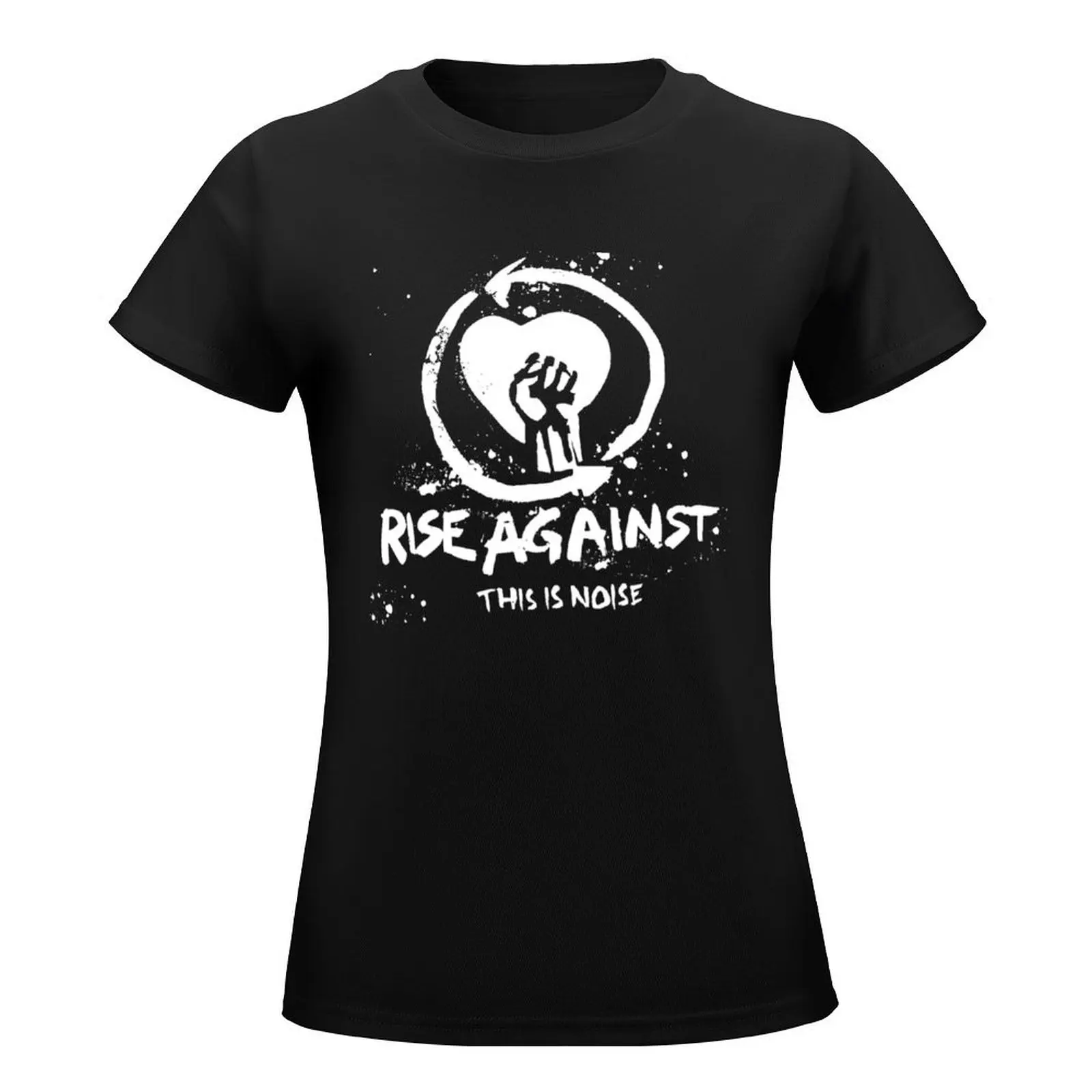 Best seller by Rise Against Logo band Music Punk rock T-Shirt graphics Female clothing vintage clothes funny Women t-shirts