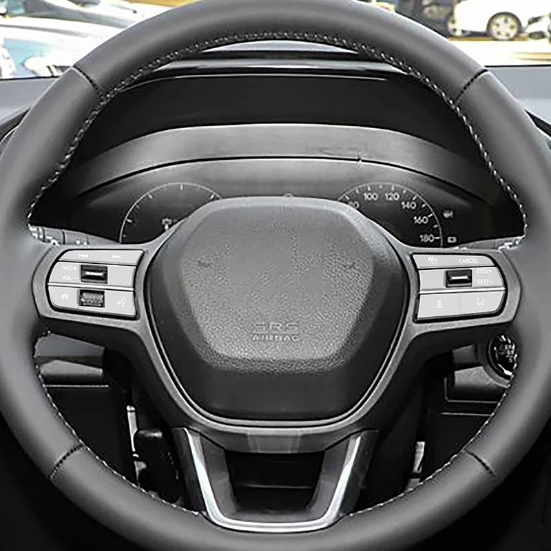 

Алюминиевый сплав, кнопки на руль, наклейки, декоративная накладка для Honda CRV 2023, Стайлинг автомобиля, аксессуары для интерьера