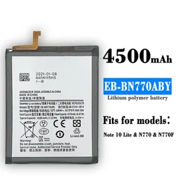 Battery EB-BN770ABY For Samsung Galaxy Note10 Lite Genuine N770 N770F Battery 4500mAh High Capacity Lithium Battery