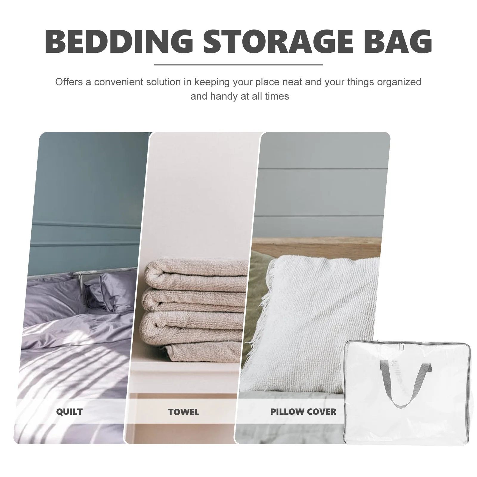

Portable Folding Storage Bag Foldable Thickened Quilt Bedding Bags Large Capacity Household Clothes