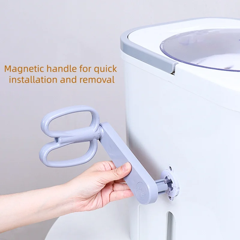 Electricity-free Manual Washing Machine for Student Dormitory with Hand-crank and Foot-pedal Small Household Children's Clothes