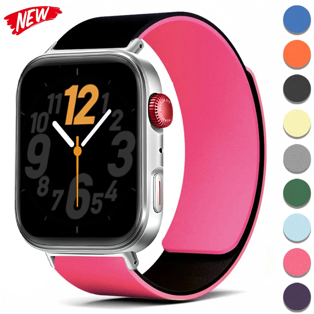 Two-Color Silicone Magnetic Strap for Huawei Watch Fit 5/4/3 Adjustable Sport Band Correa for Huawei Band 5Pro 4Pro Bracelet