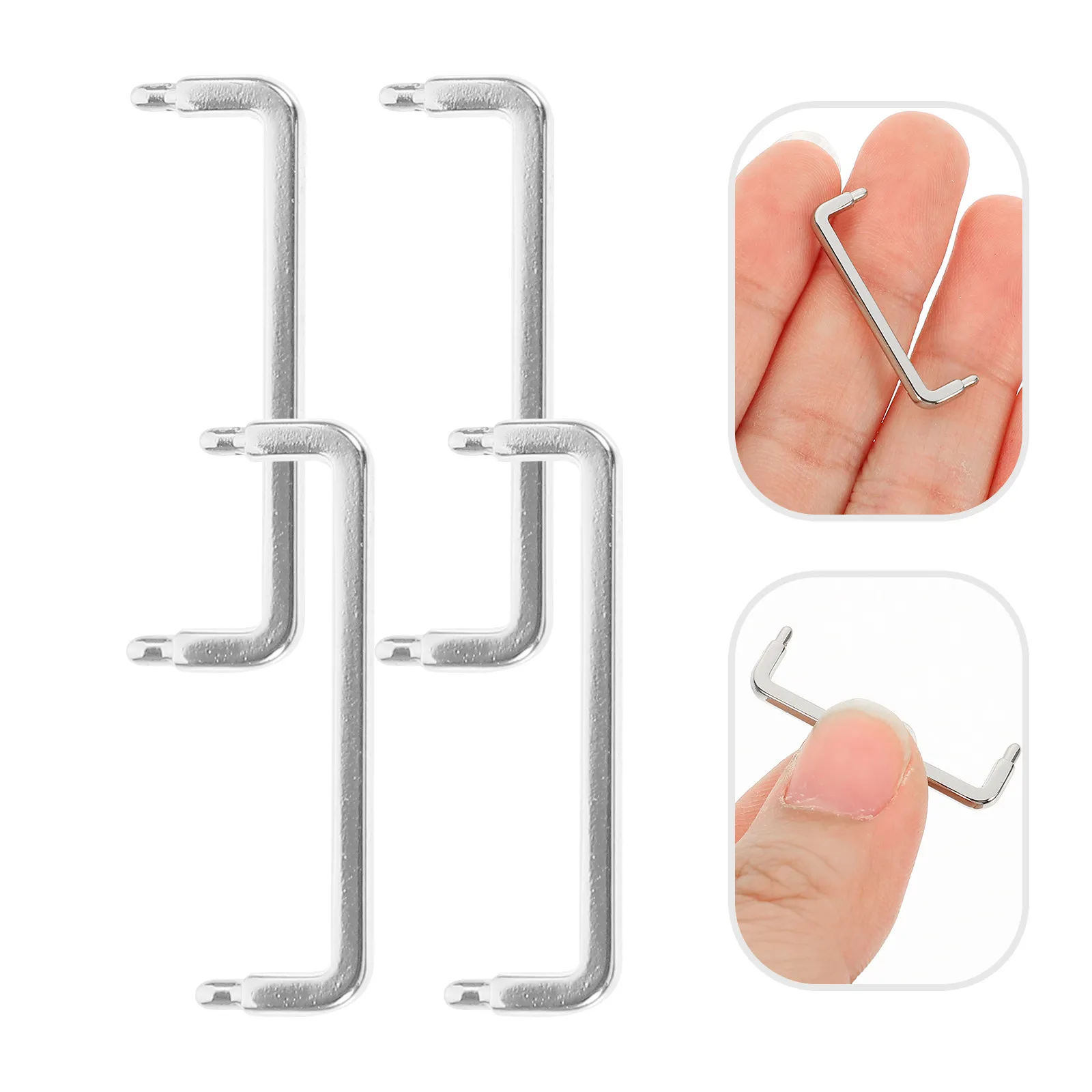 

12Pcs Mini Furniture Handles Vintage Metal Mini House Drawer Handle Replacement Miniature Accessories for Tiny House Decor DIY