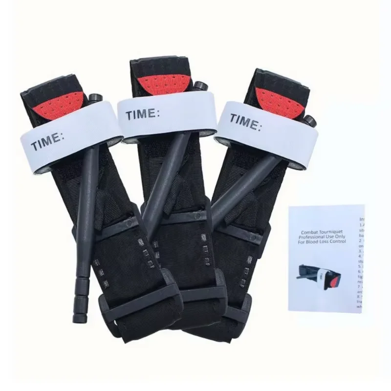 4 pcs Tactical survival combat tourniquet, 65/75/95cm rotating tourniquet, medical emergency belt for outdoor