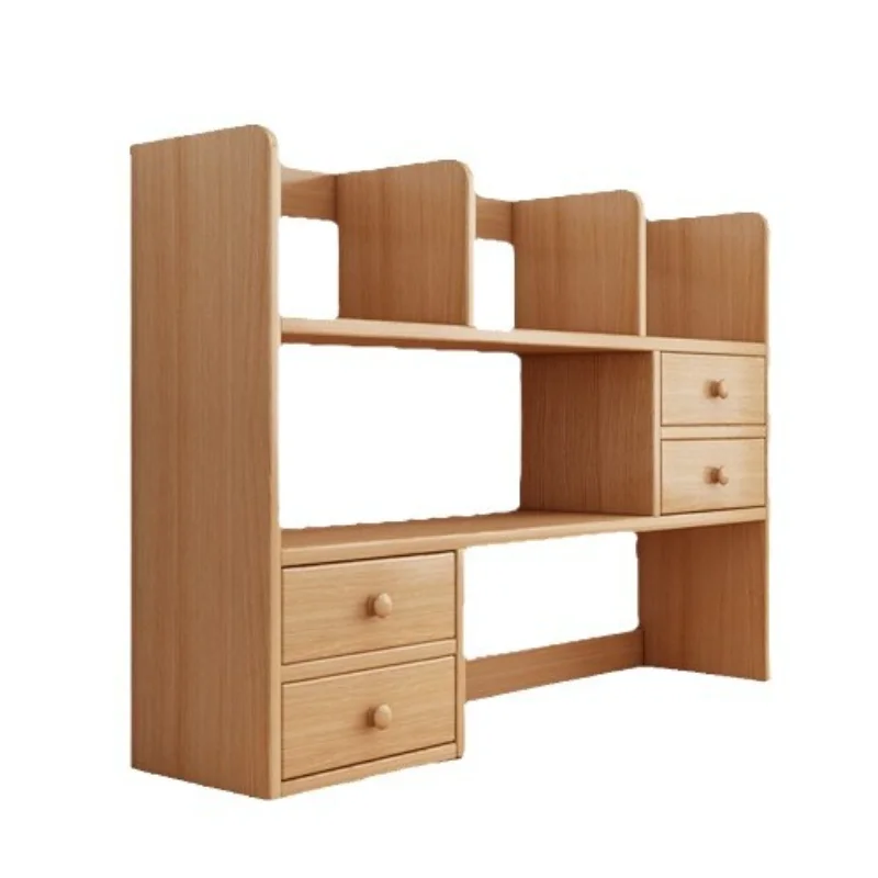 

Solid wood desktop bookshelf Student home desk Storage shelf Table simple cabinet Locker Children's bookcase