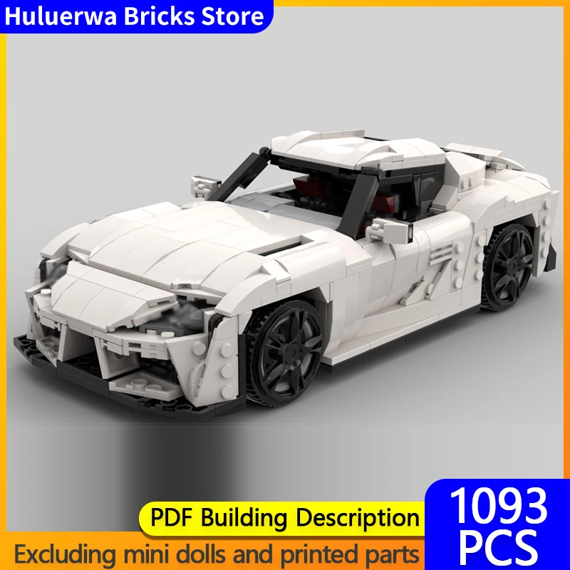 

Модель скоростного гоночного автомобиля MOC, строительные кирпичи Supra MK5 A90, модульная технология Hypercar, детские праздничные подарки, сборные игрушки, костюм