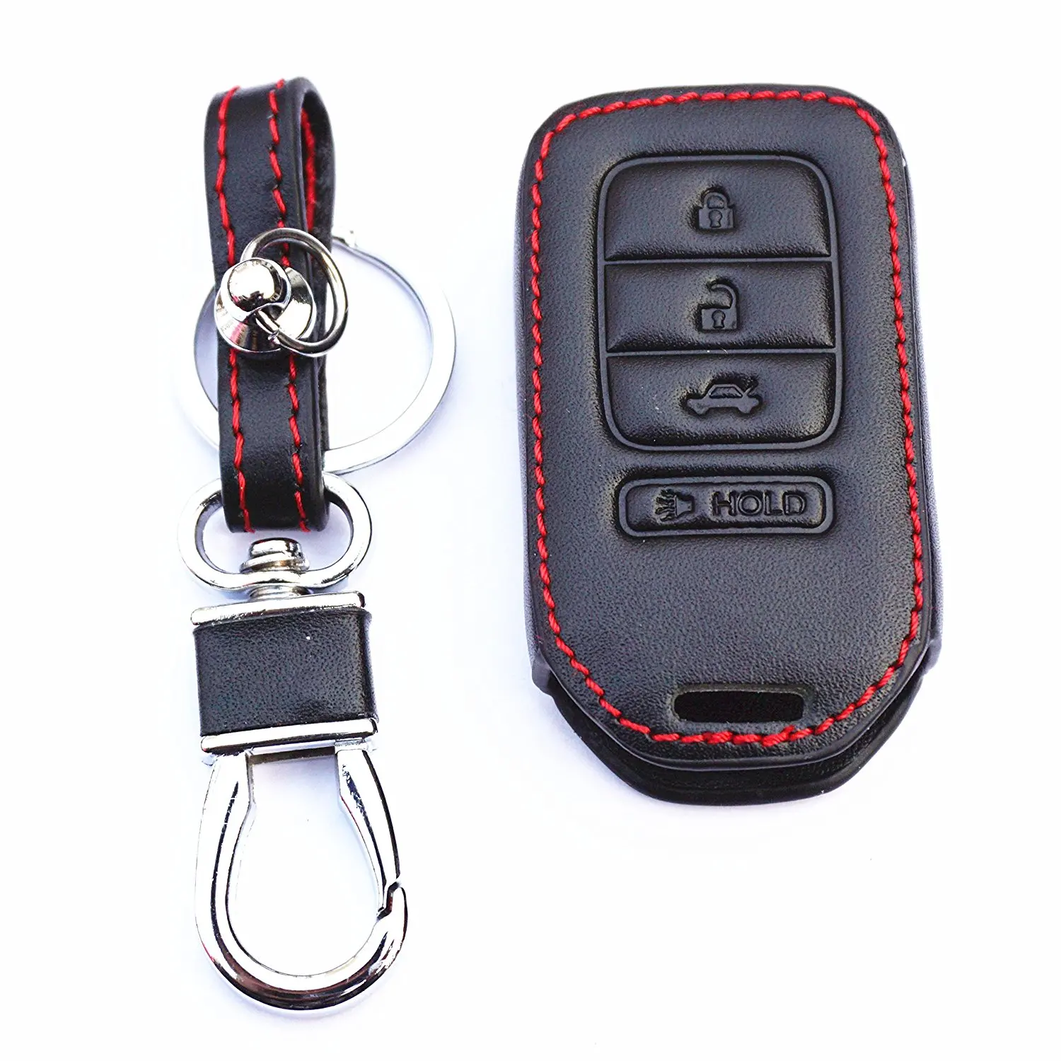 WFMJ For Honda Accord City Civic 2013 2014 2015 2016 2017 2018 2019 2020 4 Buttons Smart Remote Key Chain Case Fob Bag